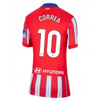 Fotbalové Dres Atletico Madrid Angel Correa #10 Dámské Domácí 2024-25 Krátký Rukáv